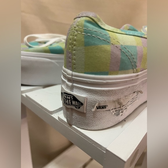 🔴Platform colourful plaid vans women’s sneakers - Picture 7 of 7
